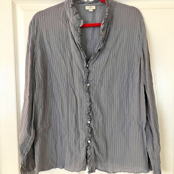 J Jill Long Sleeve Shirt - Picture 1 of 9